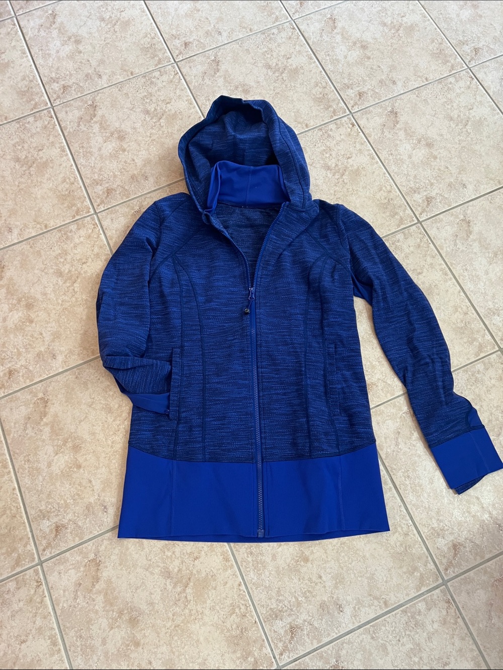 lululemon athletica Women's Hooded Zip Jacket in Royal Blue